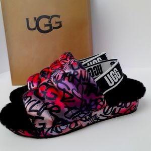 Ugg graffiti slides